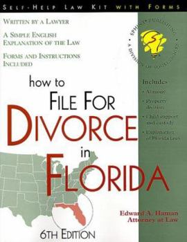 Paperback How to File for Divorce in Florida: With Forms Book