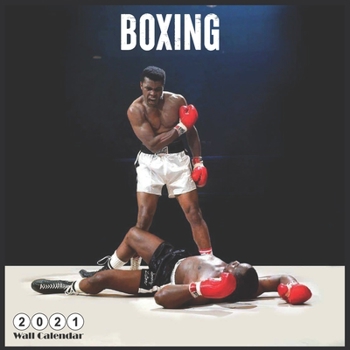 Paperback Boxing 2021 Wall Calendar: Official Combat Sport Calendar 2021, 18 Months Book