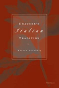 Hardcover Chaucer's Italian Tradition Book