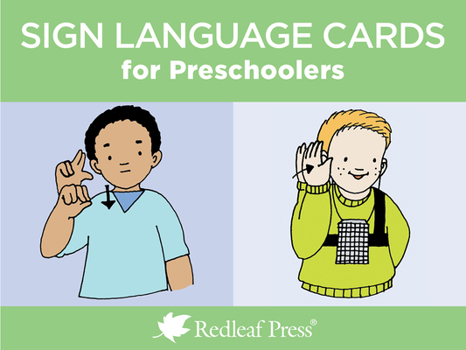 Loose Leaf Sign Language Cards for Preschoolers Book
