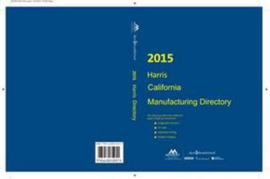 Paperback Harris California Manufacturers Register 2015 Book