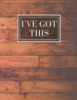 Paperback I've got this: Dark Wood: Inspirational Quote Workout Log Book & Habit Tracker Book