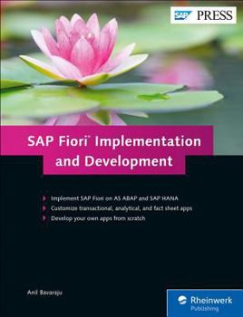 Hardcover Sap Fiori Implementation and Development Book