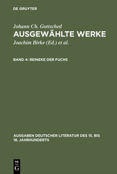 Hardcover Ausgewählte Werke, Bd 4, Reineke der Fuchs [German] Book