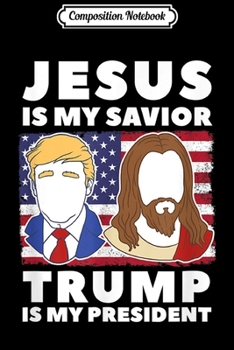 Composition Notebook: Donald Trump 2020 4th July USA Flag Men Gift Homeboy Journal/Notebook Blank Lined Ruled 6x9 100 Pages