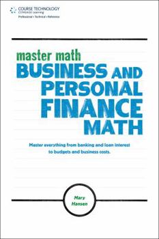 Paperback Business and Personal Finance Math Book