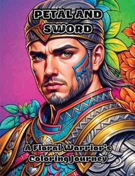 Paperback Petal and Sword: A Floral Warrior's Coloring Journey Book