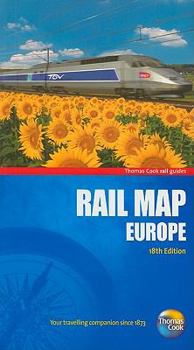 Map Thomas Cook Rail Map Europe Book