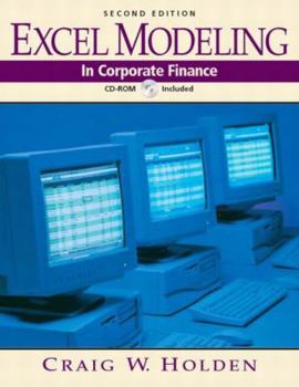Paperback Excel Modeling in Corporate Finance Book [With CDROM] Book