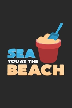 Sea Beach: 6x9 Sand Art - grid - squared paper - notebook - notes