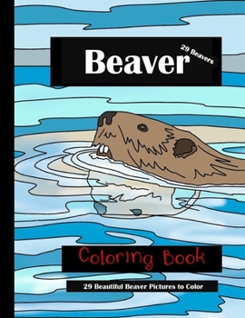 Paperback Beaver Coloring Book