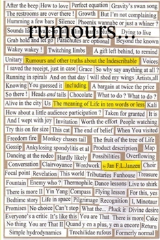 Paperback Rumours and other truths about the Indescribable Book