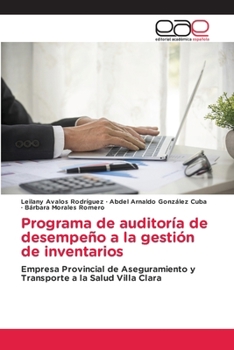 Paperback Programa de auditoría de desempeño a la gestión de inventarios [Spanish] Book