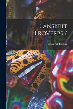 Paperback Sanskrit Proverbs / Book