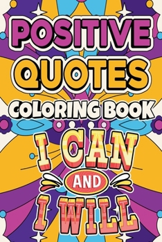 Paperback Positive Quotes Coloring Book