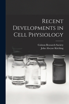 Paperback Recent Developments in Cell Physiology Book