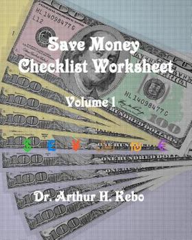 Paperback Save Money Checklist Worksheet - Volume 1 Book