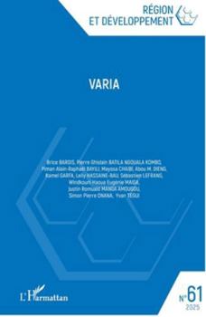 Varia (Region Et Developpement) (French Edition)