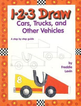 Paperback 1 2 3 Draw Cars: A Step by Step Drawing Guide Book