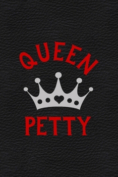 Paperback Queen Petty: All Purpose 6x9 Blank Lined Notebook Journal Way Better Than A Card Trendy Unique Gift White Grey Sticker Owl Book