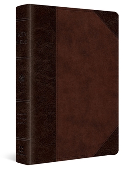 Imitation Leather ESV Personal Size Reference Bible (Trutone, Brown/Walnut, Portfolio Design) Book