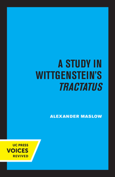 Paperback A Study in Wittgenstein's Tractatus Book