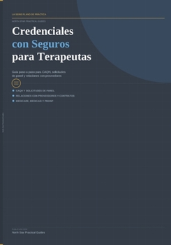 Paperback Credenciales con Seguros para Terapeutas [Spanish] Book