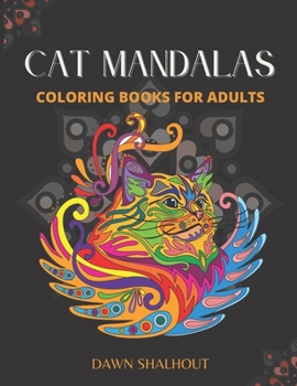 Paperback Cat Mandalas: Coloring book for all ages Book