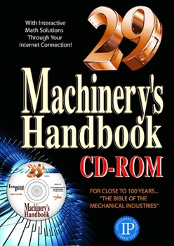 Hardcover Machinery's Handbook, CD-ROM and Large Print Set Book