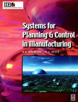 Paperback Systems for Planning and Control in Manufacturing Book