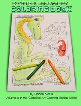Paperback Classical Modern Art Coloring Book