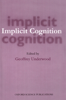 Paperback Implicit Cognition Book