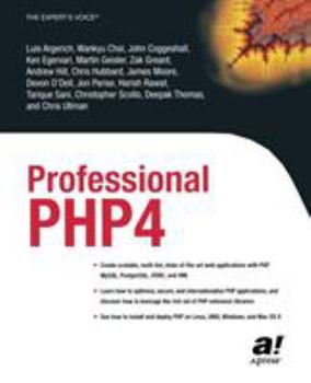 Paperback Professional PHP4 Book