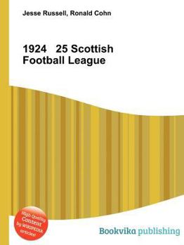 Paperback 1924 25 Scottish Football League Book