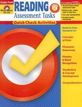 Paperback Reading Assessments Tasks, Grade PreK Book