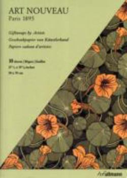 Paperback Giftwrap Paper - Art Nouveau Book