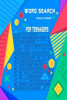 Paperback Word search puzzle books for teenagers: Very entertaining puzzles for beginners and intermediates with solutions at the end . keep you brain in shape Book
