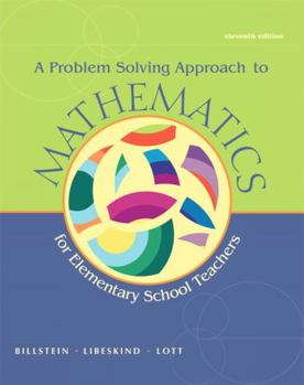 Hardcover A Problem Solving Approach to Mathematics for Elementary School Teachers [With CDROM] Book