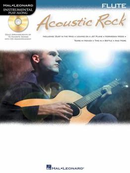 Paperback Acoustic Rock: Instrumental Play-Along for Flute (Hal Leonard Instrumental Play-along) Book