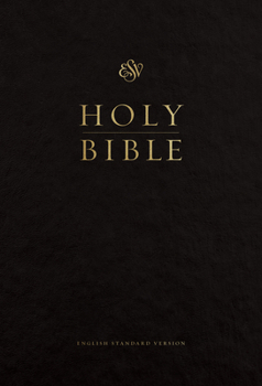 Hardcover ESV Pew and Worship Bible, Large Print (Black) [Large Print] Book