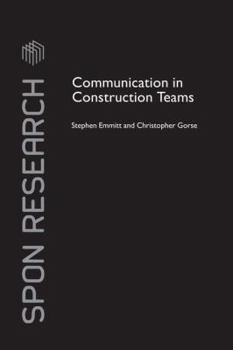 Paperback Communication in Construction Teams Book