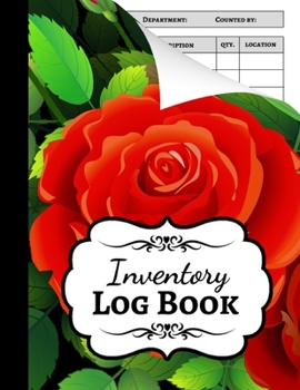 Paperback Inventory Log Book: Ledger / Keeper / Accounting / Tracking Sheets / Record / Tracking Book / Organizer Book