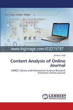 Paperback Content Analysis of Online Journal Book