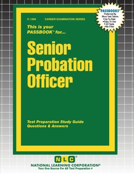 Paperback Senior Probation Officer Book