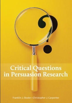 Paperback Critical Questions in Persuasion Research Book