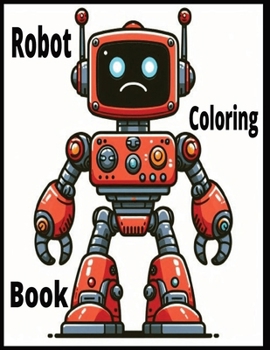 Paperback Robot Coloring Book