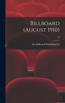 Hardcover Billboard (August 1910); 22 Book