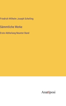 Hardcover Sämmtliche Werke: Erste Abtheilung Neunter Band [German] Book