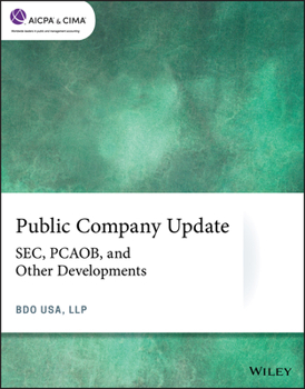 Paperback Public Company Update: Sec, Pcaob, and Other Developments Book