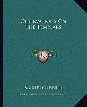 Paperback Observations On The Templars Book